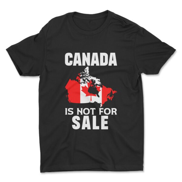 Premium Unisex Crewneck T-Shirt – 'Canada is Not for Sale' Graphic Tee - Image 3