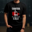 Premium Unisex Crewneck T-Shirt – 'Canada is Not for Sale' Graphic Tee