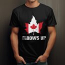 Premium Unisex Crewneck T-Shirt – 'Elbows Up' Graphic Tee