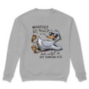 Premium Drop Shoulder Crewneck Sweatshirt – Chill Duck Funny Quote