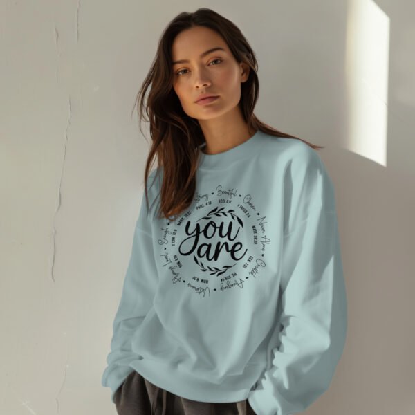 Premium Drop Shoulder Crewneck Sweatshirt – You Are Inspiration - Image 8