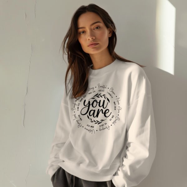 Premium Drop Shoulder Crewneck Sweatshirt – You Are Inspiration - Image 3