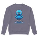 Premium Drop Shoulder Crewneck Sweatshirt – Angry Blue Bird