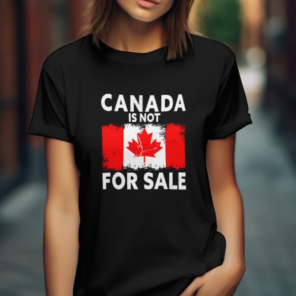 Premium Unisex Crewneck T-Shirt – 'Canada is Not for Sale' Graphic Tee - Image 6