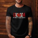 Premium Unisex Crewneck T-Shirt – 'Canada is Not for Sale' Graphic Tee