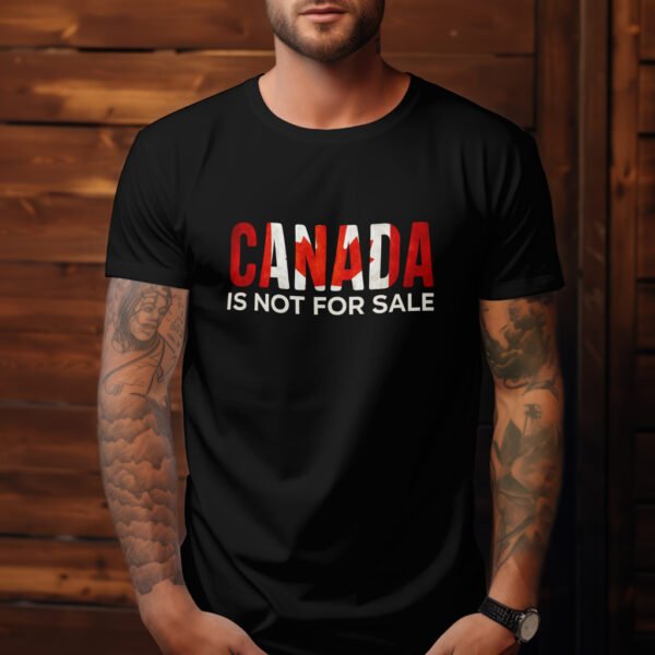 Premium Unisex Crewneck T-Shirt – 'Canada is Not for Sale' Graphic Tee - Image 5