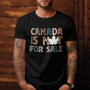 Premium Unisex Crewneck T-Shirt – 'Canada is Not for Sale' Graphic Tee