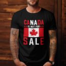 Premium Unisex Crewneck T-Shirt – 'Canada is Not for Sale' Graphic Tee