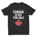 Premium Unisex Crewneck T-Shirt – 'Canada is Not for Sale' Graphic Tee