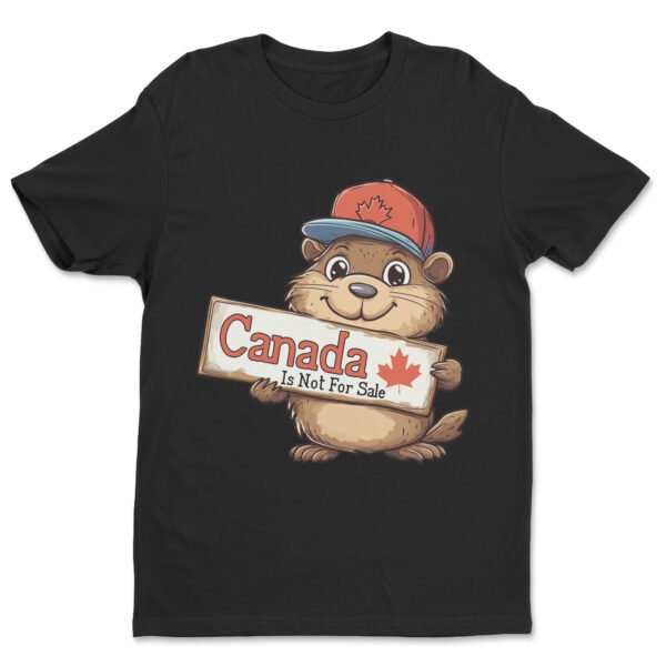 Premium Unisex Crewneck T-Shirt – Cute 'Canada is Not for Sale' Graphic Tee - Image 7