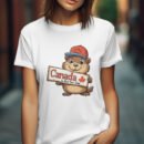 Premium Unisex Crewneck T-Shirt – Cute 'Canada is Not for Sale' Graphic Tee