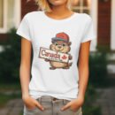 Premium Unisex Crewneck T-Shirt – Cute 'Canada is Not for Sale' Graphic Tee