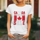 Premium Unisex Crewneck T-Shirt – 'Canada is Not for Sale' Graphic Tee