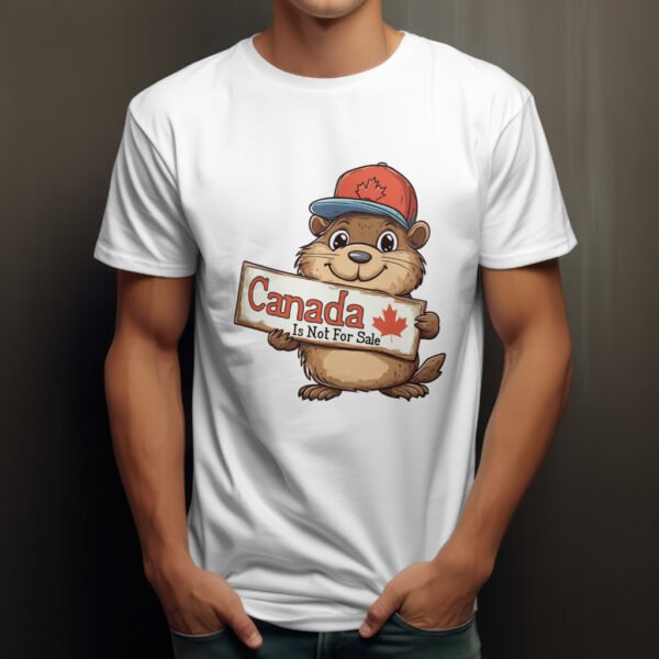 Premium Unisex Crewneck T-Shirt – Cute 'Canada is Not for Sale' Graphic Tee - Image 12