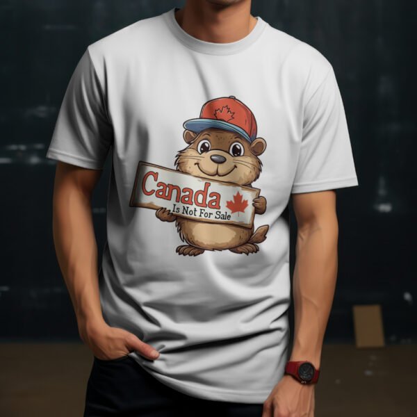 Premium Unisex Crewneck T-Shirt – Cute 'Canada is Not for Sale' Graphic Tee - Image 13