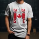 Premium Unisex Crewneck T-Shirt – 'Canada is Not for Sale' Graphic Tee