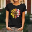 Premium Unisex Crewneck black T-Shirt – Sunflower Graphic Tee