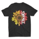 Premium Unisex Crewneck black T-Shirt – Sunflower Graphic Tee