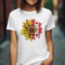 Premium Unisex Crewneck black T-Shirt – Sunflower Graphic Tee