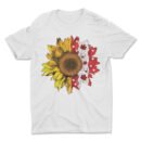 Premium Unisex Crewneck black T-Shirt – Sunflower Graphic Tee