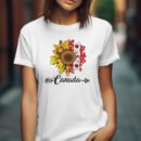 Premium Unisex Crewneck T-Shirt – Sunflower Graphic Tee