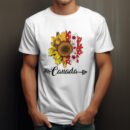 Premium Unisex Crewneck T-Shirt – Sunflower Graphic Tee