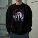 Premium Drop Shoulder Crewneck Sweatshirt – Love Cats Under Moonlight