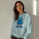 Premium Drop Shoulder Crewneck Sweatshirt – Angry Blue Bird