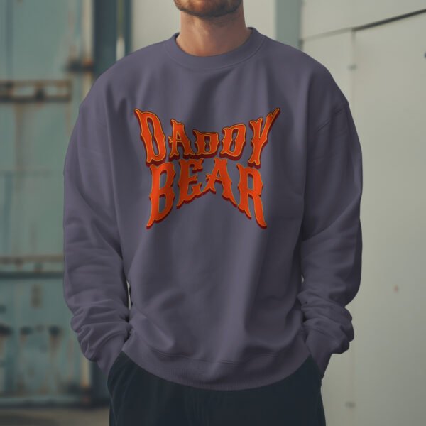 Premium Drop Shoulder Crewneck Sweatshirt - Daddy Bear - Image 2