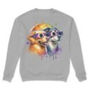 Premium Drop Shoulder Crewneck Sweatshirt – Solar Eclipse Dogs