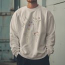 Premium Drop Shoulder Crewneck Floral Sweatshirt