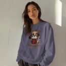 Premium Drop Shoulder Crewneck Sweatshirt – Less Sleep More Coffee Dog