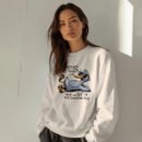 Premium Drop Shoulder Crewneck Sweatshirt – Chill Duck Funny Quote