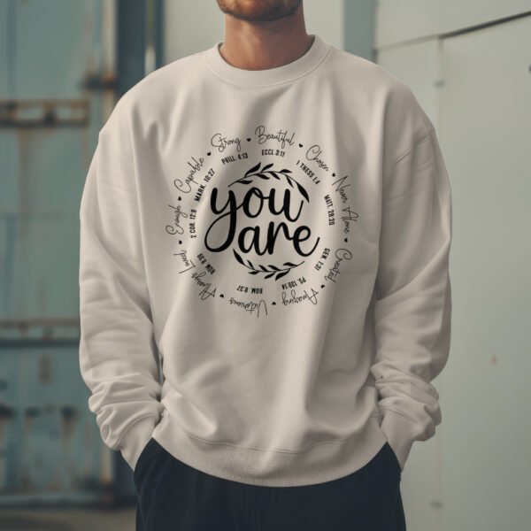 Premium Drop Shoulder Crewneck Sweatshirt – You Are Inspiration