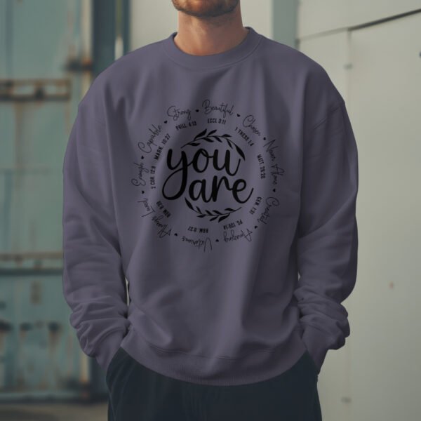 Premium Drop Shoulder Crewneck Sweatshirt – You Are Inspiration - Image 5
