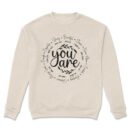 Premium Drop Shoulder Crewneck Sweatshirt – You Are Inspiration