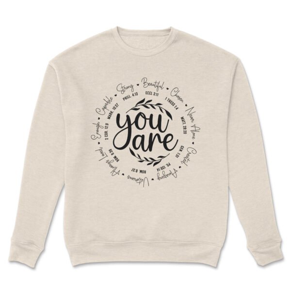 Premium Drop Shoulder Crewneck Sweatshirt – You Are Inspiration - Image 10