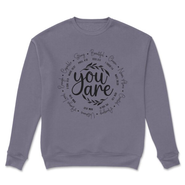 Premium Drop Shoulder Crewneck Sweatshirt – You Are Inspiration - Image 11
