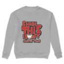Premium Unisex Crewneck Sweatshirt – 'Shhh… This Is My Coffee Time' Funny Graphic Pullover