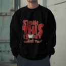 Premium Unisex Crewneck Sweatshirt – 'Shhh… This Is My Coffee Time' Funny Graphic Pullover