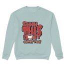 Premium Unisex Crewneck Sweatshirt – 'Shhh… This Is My Coffee Time' Funny Graphic Pullover