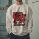 Premium Unisex Crewneck Sweatshirt – 'Shhh… This Is My Coffee Time' Funny Graphic Pullover