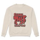 Premium Unisex Crewneck Sweatshirt – 'Shhh… This Is My Coffee Time' Funny Graphic Pullover