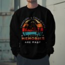 Premium Unisex Crewneck Sweatshirt – 'Campfires & Cold Nights, Where Memories Are Made' Graphic Pullover