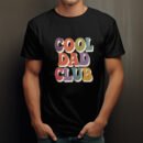 Premium Unisex Crewneck T-Shirt – 'Cool Dad Club' Graphic Tee