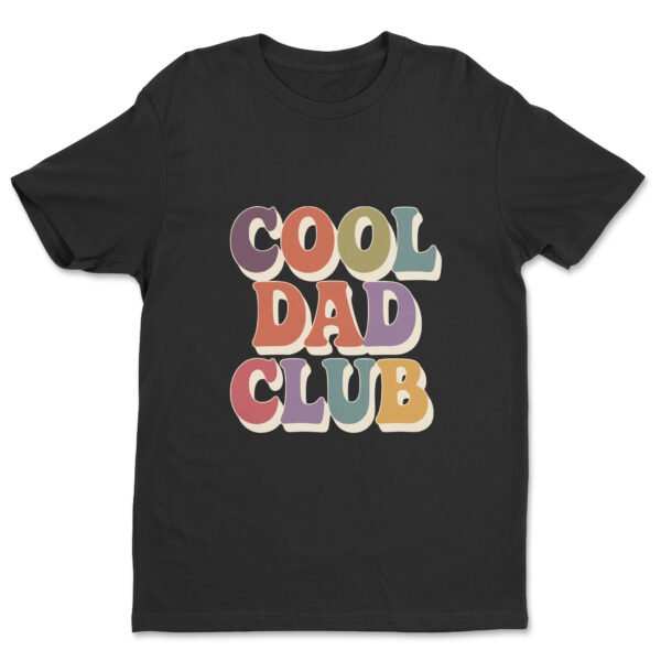 Premium Unisex Crewneck T-Shirt – 'Cool Dad Club' Graphic Tee - Image 8