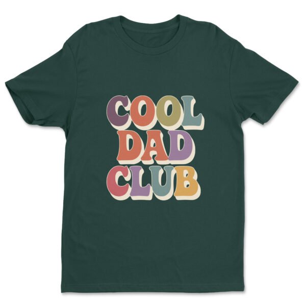 Premium Unisex Crewneck T-Shirt – 'Cool Dad Club' Graphic Tee - Image 12