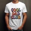 Premium Unisex Crewneck T-Shirt – 'Cool Dad Club' Graphic Tee