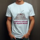Premium Unisex Crewneck T-Shirt – 'Currently Offline, Try Again Never' Funny Graphic Tee