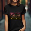 Premium Unisex Crewneck T-Shirt – 'Funky Mama' Graphic Tee